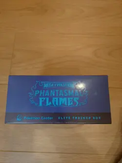 Pokemon Phantasmal Flames Pokemon Center ETB Factory Sealed With Shrink - Image 3