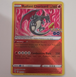 Pokemon TCG Radiant Charizard 011/078 Pokemon GO Radiant Rare Holo EN - Image 1