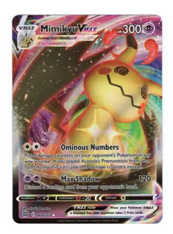 Pokemon: Mimikyu VMAX 069/172 Ultra Rare Brilliant Stars - NM - Image 1