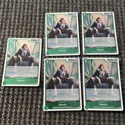 Shanks Foil OP14-027 The Azure Sea's Seven One Piece (Playset) English/NM X5 - Image 1