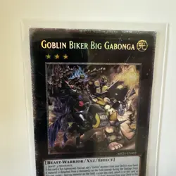 Yu-Gi-Oh! TCG Goblin Biker Big Gabonga 1st Edition LP Secret Rare Card MINT - Image 4