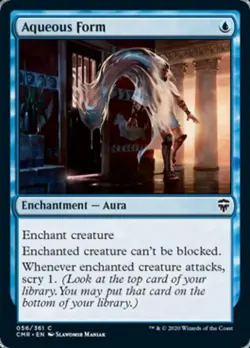 Aqueous Form -Foil Light Play MTG Commander Legends - Image 1