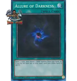 Yugioh! 1x Allure of Darkness RA03-EN055 Collector's Rare 1st Ed NM - Image 1