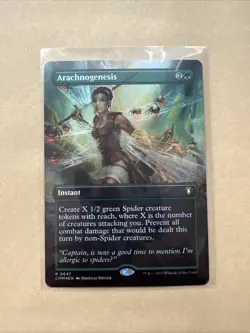 MTG Arachnogenesis CMM 0647 R NM FOIL Borderless - Image 2