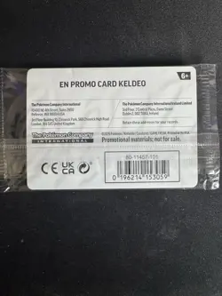 Pokemon TCG Keldeo Chaos Rising 019/086 - Stamped Promo - Sealed - Image 2