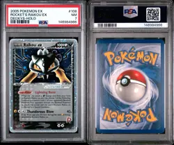 PSA 7 - 2005 POKEMON EX DEOXYS - #108 ROCKET'S RAIKOU EX-HOLO - Image 3