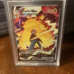 2022 Pokemon SWSH Pikachu VMAX PSA 9 MINT #TG17 Lost Origin Trainer Gallery - Image 3