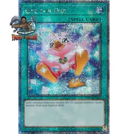Yugioh! 1x One for One Alt Art RA03-EN056 Quarter Century Secret Rare 1st Ed NM - Image 1