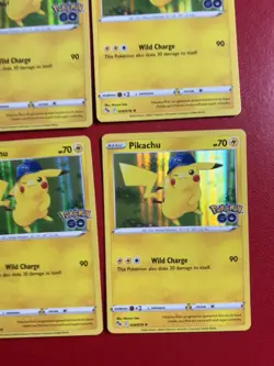 (4) Lot 2022 Pokemon SWSH Pokemon Go Pikachu Holo #028/078 - NM - Image 2