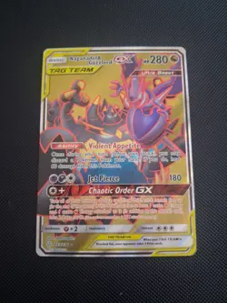 Pokemon Naganadel & Guzzlord GX 223/236 Sm-Cosmic Eclipse Ultra Rare Full Art H… - Image 1