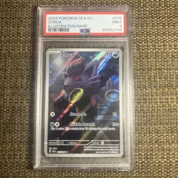 PSA 9 2024 Pokemon Zorua 075/064 Sv: Shrouded Fable Holo Illustration Rare - Image 1