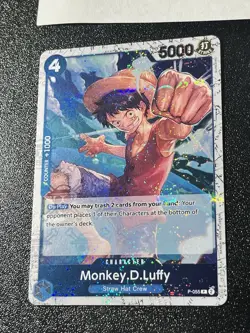Monkey D Luffy Jolly Roger Foil P-055 Premium Booster The Best - One Piece TCG - Image 4