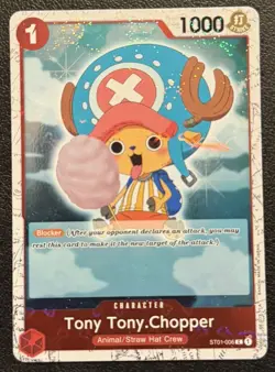 Tony Tony.Chopper Jolly Roger Foil ST01-006 C One Piece Premium Booster Best NM - Image 1