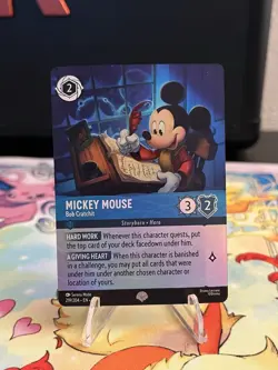 Disney Lorcana TCG Mickey Mouse - Bob Cratchit 219/204 Enchanted Holo English - Image 1