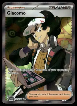 Pokemon Cards Giacomo 252/193 Paldea Evolved Ultra Rare NM - Image 1