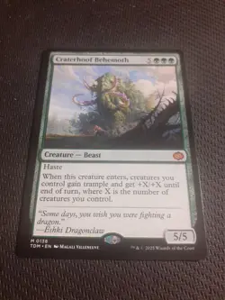 Craterhoof Behemoth ~ Tarkir: Dragonstorm [ Excellent ] [ Magic MTG ] - Image 1