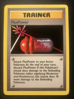 Pokemon TCG PlusPower Base Set 84/102 Regular Unlimited Uncommon - Image 1