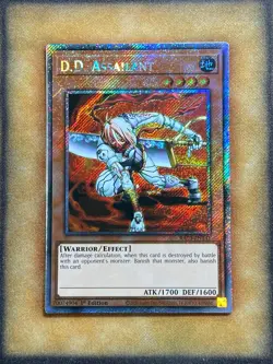 Yugioh D.D. Assailant RA03-EN141 Platinum Secret Rare 1st Ed NM - Image 1