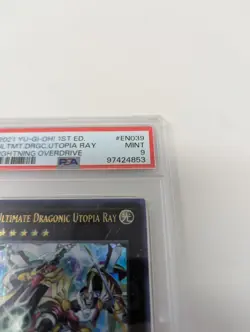 Yugioh Ultimate Dragonic Utopia Ray LIOV-EN039 Ultra Rare 1st Ed PSA 9 - Image 2