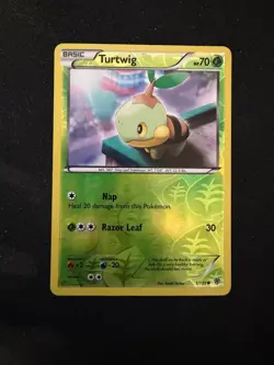 Turtwig 1/135 Plasma Storm Pokemon Card Reverse Holo - LP+ - Image 1