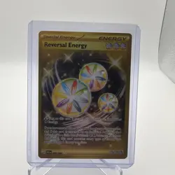 Reversal Energy 266/182 SV04: Paradox Rift Gold Hyper Rare Pokemon Card - Image 1