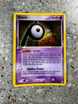 Pokemon TCG Cards Unown P P/28 Unseen Forces Secret Rare Holo - Image 1