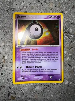 Pokemon TCG Cards Unown P P/28 Unseen Forces Secret Rare Holo - Image 3