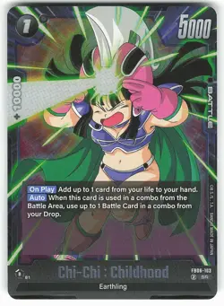Chi-Chi : Childhood FB06-103 SR Dragon Ball Super Card - Image 2