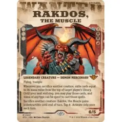 Rakdos, The Muscle (showcase) M/NM Magic MTG Outlaws Of Thunder Junction - Image 1