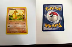 Charmander 46/102 Common Base Set Shadowless Pokemon Unlimited NM - Image 1