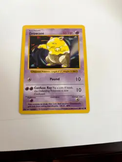 Drowzee 49/102 Common Base Set Shadowless Pokemon Unlimited NM - Image 2