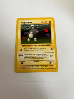 Magnemite 53/102 Common Base Set Shadowless Pokemon Unlimited NM - Image 2