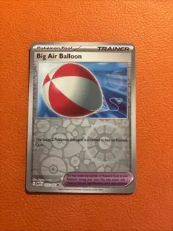 Pokemon TCG Trainer Big Air Balloon #155 S&V Reverse Holo Near Mint Condition - Image 1