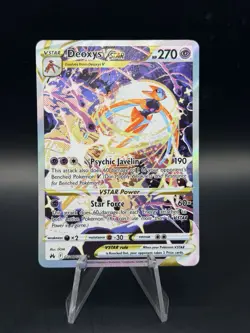 Pokemon TCG Crown Zenith Galarian Gallery Deoxys VStar GG46/GG70 NM - Image 1