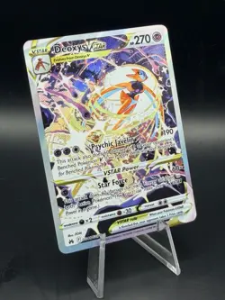 Pokemon TCG Crown Zenith Galarian Gallery Deoxys VStar GG46/GG70 NM - Image 2