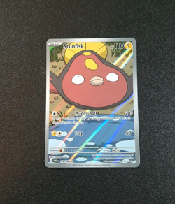 Stunfisk 118/086 Illustration Rare Sv10.5: White Flare Pokemon TCG NM - Image 1