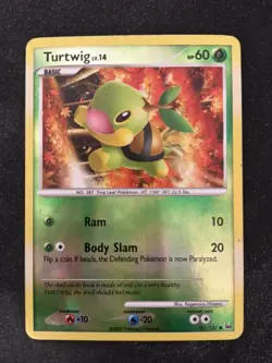 Turtwig 101/127 Common Platinum Pokemon Reverse Holo - Image 1