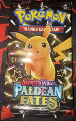 Pokemon TCG Scarlet & Violet Paldean Fates Booster Pack Factory Sealed New - Image 2