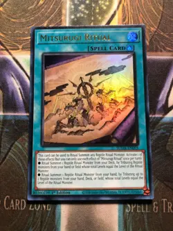 *** MITSURUGI RITUAL *** 1ST EDITION ULTRA RARE SUDA-EN065 YUGIOH! - Image 1