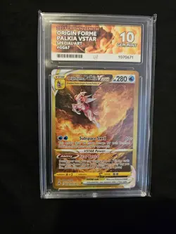 Origin Forme Palkia VSTAR GG67/GG70 Crown Zenith ACE 10 Pokemon Card - Image 1