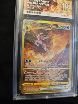 Origin Forme Palkia VSTAR GG67/GG70 Crown Zenith ACE 10 Pokemon Card - Image 2