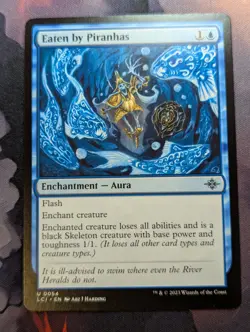 Eaten by Piranhas - LCI - 0054 - MTG - TCG Card - Image 1