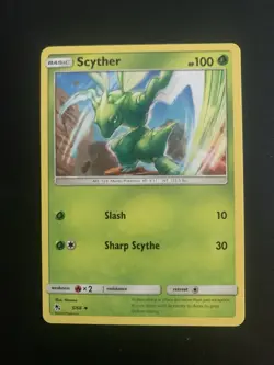 Card Pokemon Scyther 5/68 Eng English Hidden Fates - Image 1
