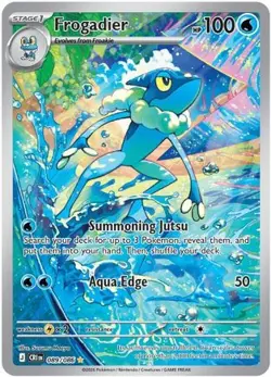 Frogadier 089/086 Holo Illustration Rare Chaos Rising Pokemon NM/M - Image 4