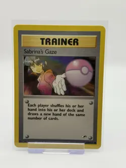 Sabrina's Gaze Gym Heroes 125/132 EX/LP Pokemon Card Vintage WOTC Uncommon - Image 1