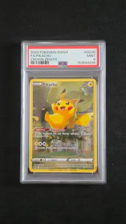 Pokemon - Crown Zenith - Pikachu Galarian Gallery GG30/GG70 - PSA 9 - Image 1