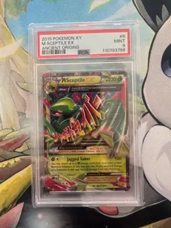 M Sceptile EX 8/98 XY - Ancient Origins Ultra Rare Pokemon Card PSA 9 - Image 1