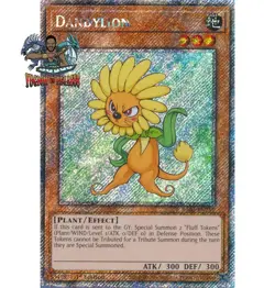 Yugioh! 1x Dandylion RA03-EN211 Platinum Secret Rare 1st Ed NM - Image 1
