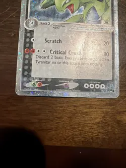 Pokemon TCG Tyranitar ex Holo 17/17 PSA 1 Easy (damage) - Image 4
