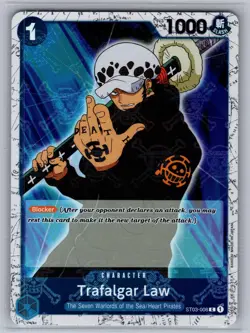 Trafalgar Law (Jolly Roger Foil) ST03-008 PRB01- One Piece LP - Image 1